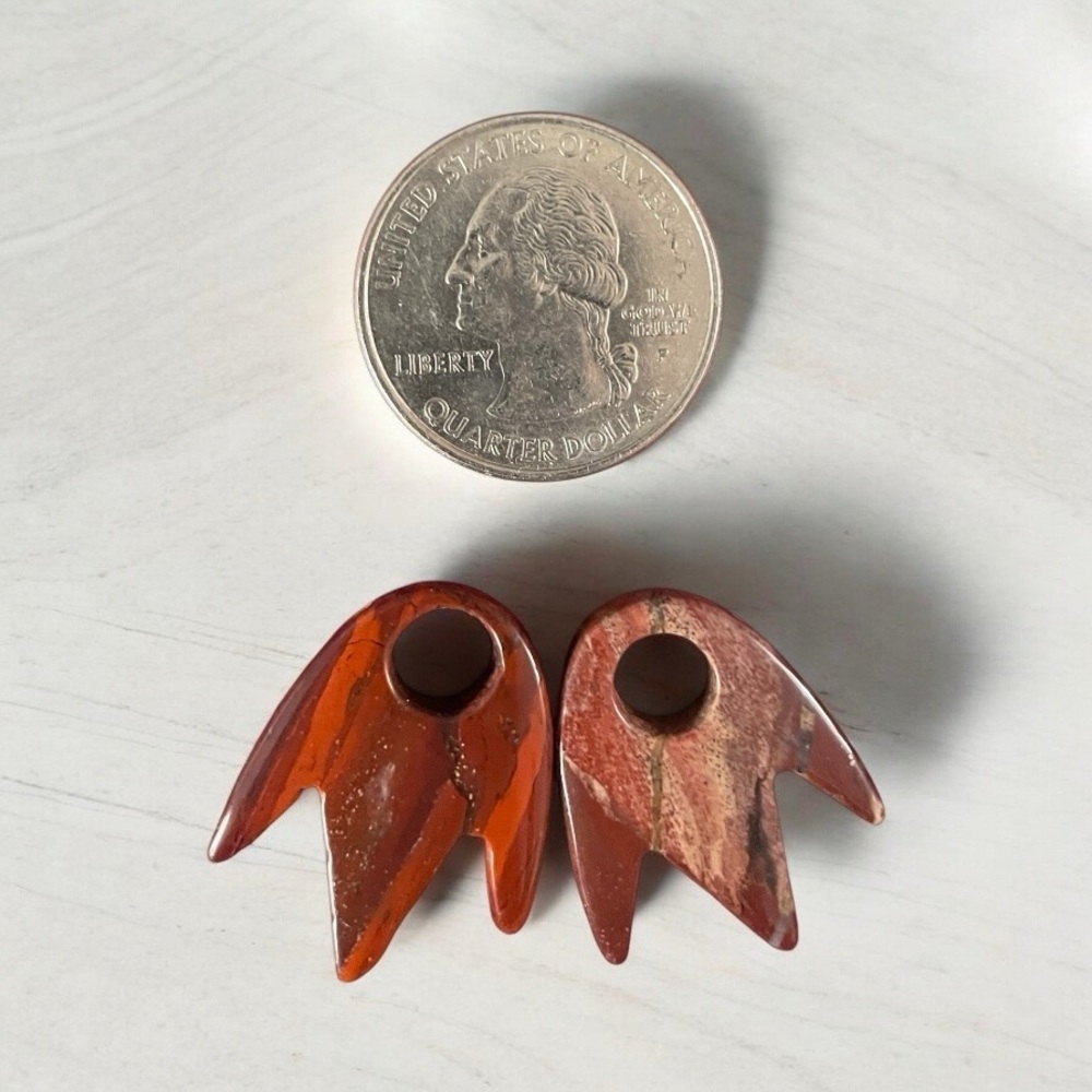 Unique Red Jasper Beads
